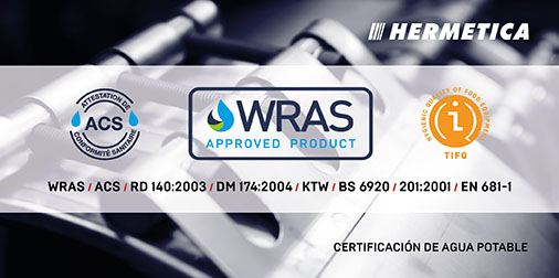 HERMETICA | Producto Certificado para Agua Potable