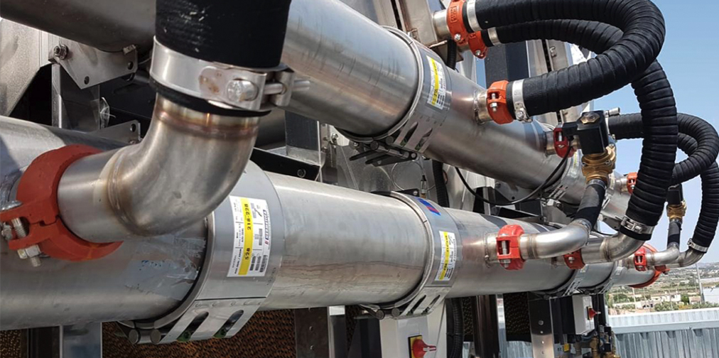 HERMETICA SERIE 5 COMO UNIÓN EN UN SISTEMA DE REFRIGERACIÓN