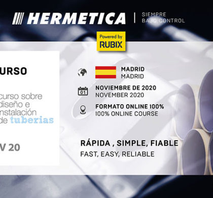 HERMETICA DHSF estará presente en el XX Curso de Diseño de Tuberías