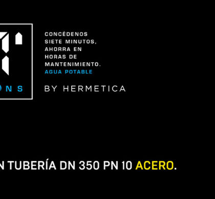 Reparación tubería DN 350 PN 10 Acero. Steel pipe repair ND350 NP 10 bar.